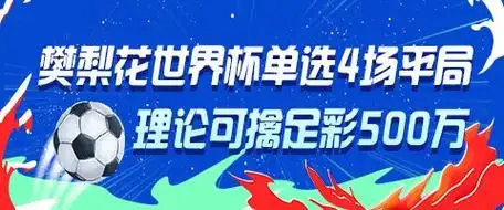 女版花木兰单挑世界杯4场平局，神操作击中500万足彩大奖！